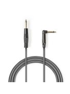 Nedis COTH23005GY30 félprofi audio kábel, 6,35mm mono jack dugó - dugó, hossz 3m, rugalmas