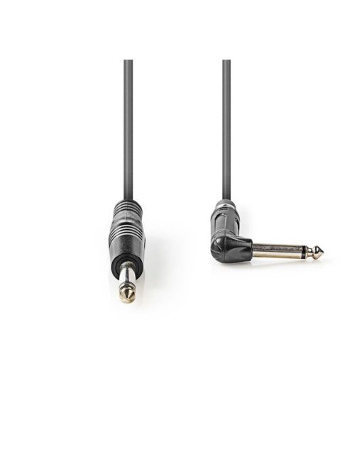 Nedis COTH23005GY30 félprofi audio kábel, 6,35mm mono jack dugó - dugó, hossz 3m, rugalmas