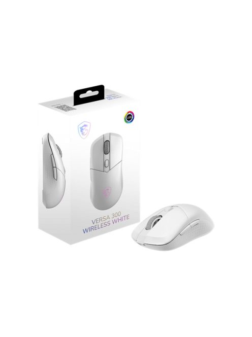 MSI ACCY VERSA 300 W WHITE Wireless Gaming Mouse, White