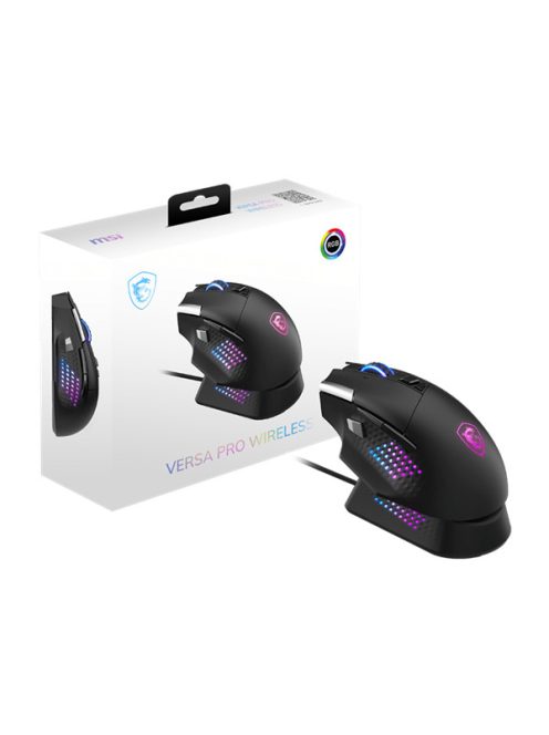 MSI ACCY VERSA PRO W + MOUSE DOCK PRO Wireless Gaming Mouse, Black