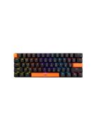 Baracuda DOLPHIN-B/R-US, BGK-03111B/R-US fekete mechanikus gamer billentyűzet piros kapcsolóval, angol