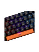 Baracuda DOLPHIN-B/R-US, BGK-03111B/R-US fekete mechanikus gamer billentyűzet piros kapcsolóval, angol
