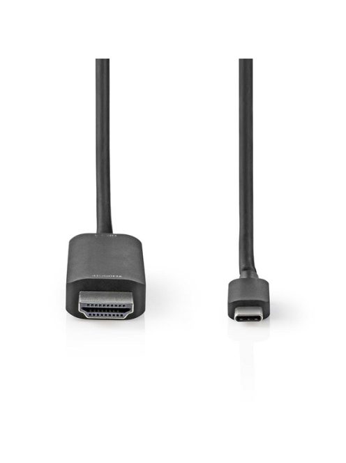 Nedis CCGL64655BK20 USB C (USB-C) - HDMI kábel, USB 3.2 Gen 1, 4K@60Hz, hossz 2m