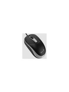   GENIUS Vezetékes egér optikai DX-123, USB, 1000dpi, Fekete/Szürke