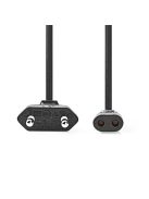 Nedis CEGL11062BK20 borotva táp kábel IEC-320-C1, 2 x 0.75 mm˛, hossz 2m