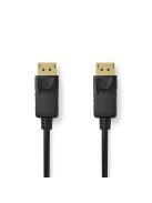 Nedis CCGB37014BK20 DisplayPort 1.4 kábel, displayport dugó - display port dugó, 8K@60Hz, 2m