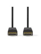 Nedis CCGB37014BK20 DisplayPort 1.4 kábel, displayport dugó - display port dugó, 8K@60Hz, 2m