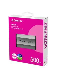 ADATA SSD Külső USB 3.2 500GB SD810, Szürke