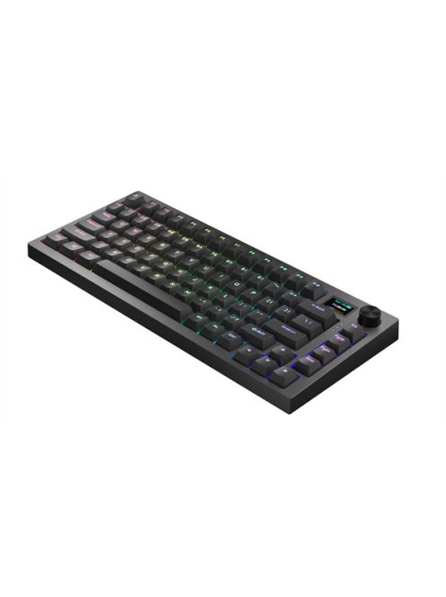 AVAX Vezetékes/Vezeték Nélküli Billentyűzet GM02 PRO USB, Fekete, Mechanikus, Yellow Switch, HUN