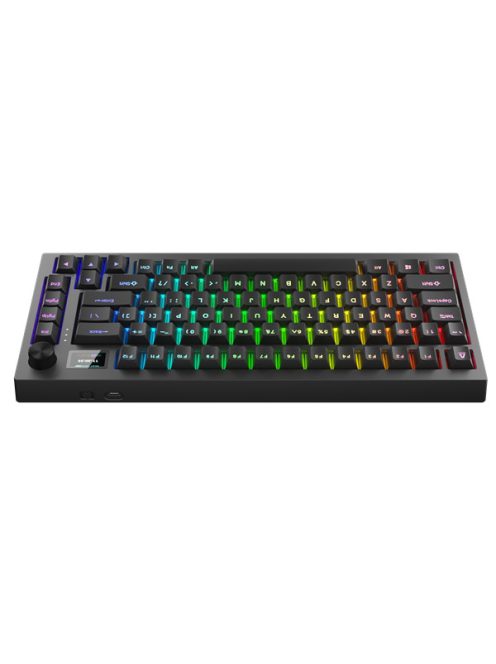 AVAX Vezetékes/Vezeték Nélküli Billentyűzet GM02 PRO USB, Fekete, Mechanikus, Yellow Switch, HUN