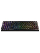 AVAX Vezetékes/Vezeték Nélküli Billentyűzet GM03 PRO USB, Fekete, Mechanikus, Red Switch, HUN