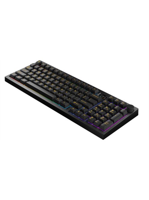 AVAX Vezetékes/Vezeték Nélküli Billentyűzet GM03 PRO USB, Fekete, Mechanikus, Red Switch, HUN