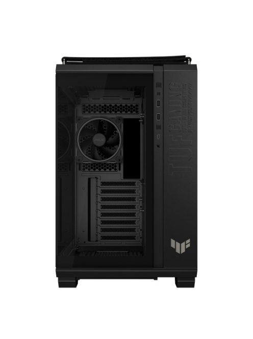 ASUS Ház TUF Gaming GT502, Tápegység nélkül, Fekete, Üvegfalú