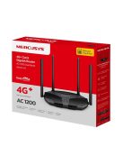 MERCUSYS 3G/4G Modem + Wireless Router AC1200 1xWAN/LAN(1000Mbps) +3xLAN(1000Mpbs), MB235-4G