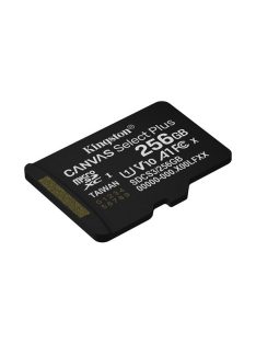   KINGSTON Memóriakártya MicroSDXC 256GB Canvas Select Plus Gen3 150R A1 Adaprer nélkül