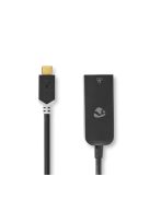 Nedis CCBW64952AT02 USB-C 3.2 Gen 1, 1000 Mbps,  USB C apa - RJ45 anya, 0,20 m