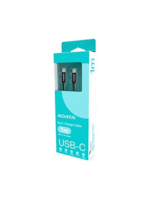 ADATA kábel USB 3.2 - USB TypeC - TypeC 1m műanyag fekete