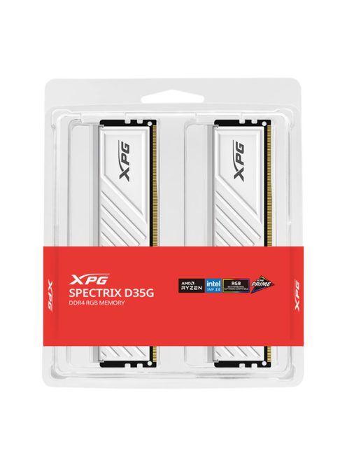 ADATA Memória DDR4 32GB 3200Mhz DIMM XPG XMP RGB GAMMIX D35 (Kit of 2), White