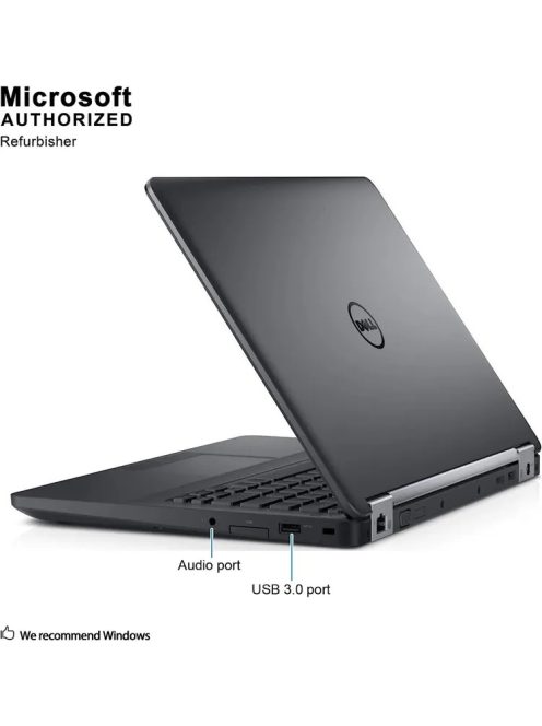 Dell Latitude E5470 / i5-6300U / 8GB / 180 SSD / NOCAM / HD / EU / Integrált / A /  használt laptop