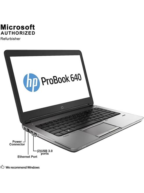 HP ProBook 640 G1 / i5-4310M / 4GB / 256 SSD / CAM / HD / EU / Integrált / B /  használt laptop