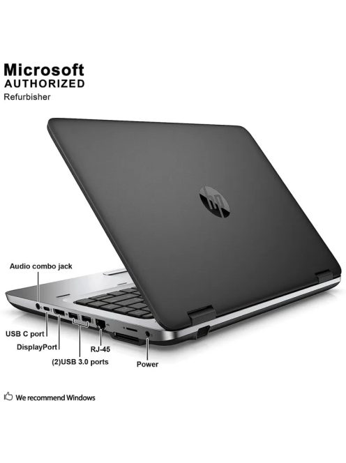 HP ProBook 640 G3 / i5-7300U / 8GB / 240 SSD / CAM / FHD / US / Integrált / B /  használt laptop