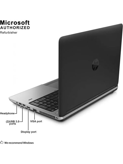 HP ProBook 650 G1 / i5-4210M / 4GB / 180 SSD / NOCAM / FHD / US / Integrált / A /  használt laptop