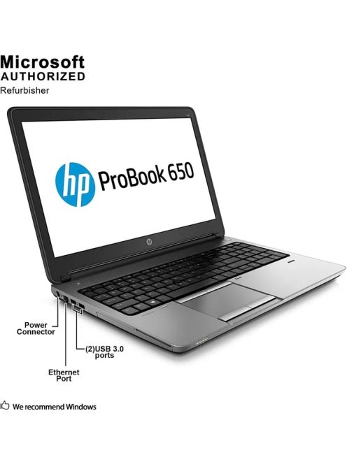 HP ProBook 650 G1 / i5-4210M / 4GB / 180 SSD / NOCAM / FHD / US / Integrált / A /  használt laptop