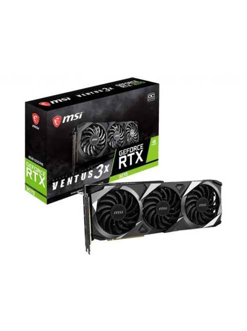 MSI RTX 3070 VENTUS 3X OC 8GB használt videokártya