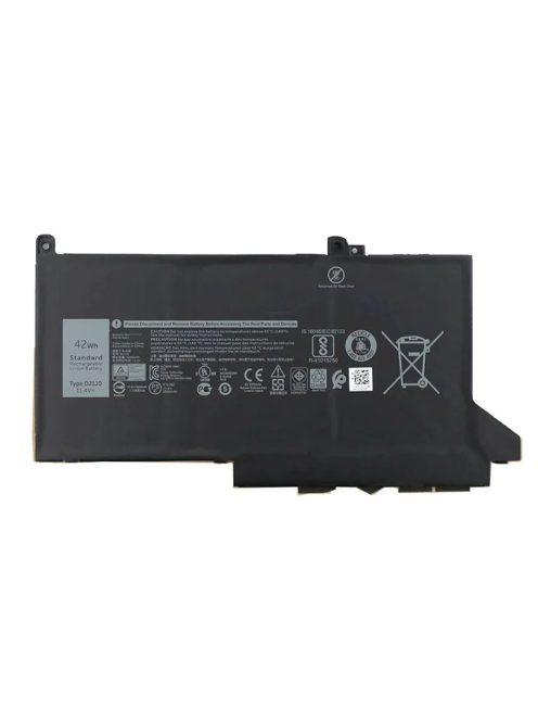 Dell Latitude 7280 7480 7290 11.4V 42wh 3600mAh utángyártott laptop akkumulátor