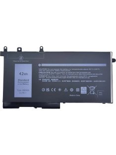   Dell Latitude 5580 5590 5480 5490 11.4V 42Wh utángyártott laptop akkumulátor