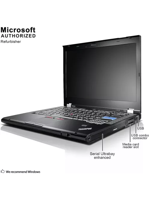 Lenovo ThinkPad T420 / i5-2520M / 4GB / 320 HDD / NOCAM / HD / HU / Integrált / B /  használt laptop