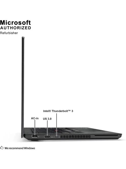 Lenovo ThinkPad T470 / i5-6200U / 8GB / 180 SSD / CAM / FHD / US / Integrált / B /  használt laptop