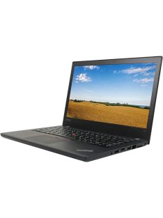   Lenovo ThinkPad T470 / i5-6300U / 8GB / 256 NVME / CAM / FHD / HU / Integrált / B /  használt laptop új akkumulátorral