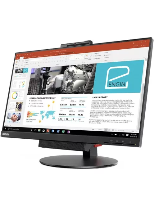 Lenovo TIO 24 Gen 3 + M920q 10RR AIO / i5-9500T / 16GB / 256 NVME / CAM / FHD / Integrált / A / Win 11 Pro 64-bit All In One használt PC