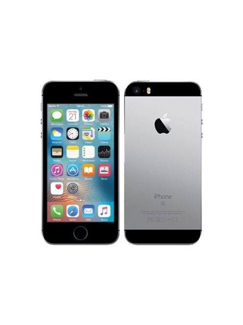Apple használt iPhone SE 2016 Space Gray 32GB mobiltelefon esztétikai hibákkal